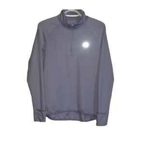 Champion 1/4 Zip Lightweight Pullover Running Shirt Label Reads Size Medium